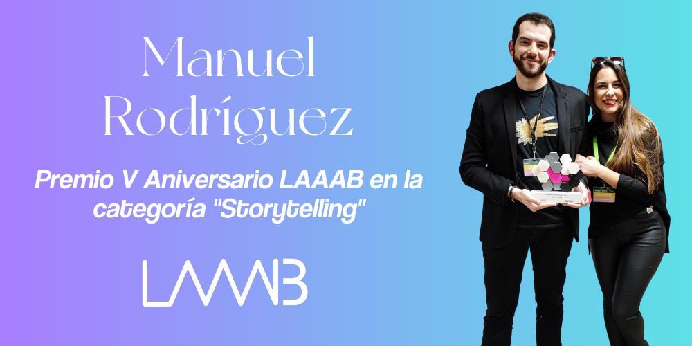 Manuel Rodríguez gana el Premio V Aniversario LAAAB en la categoría Storytelling por su proyecto 'Cámara Cívica'